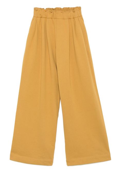 Yellow hama wide high-waisted trousers Dries van noten - men